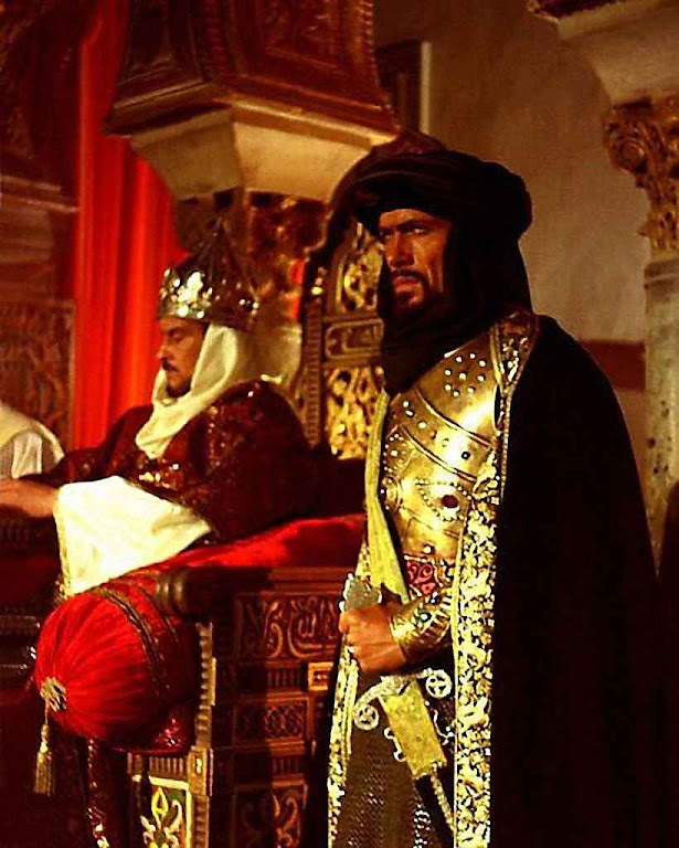 Encenação cinematográfica do rei mouro Boabdil.