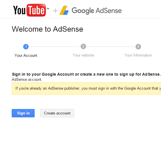 Steps for linking (creating) AdSense account with YouTube for making money from your YouTube channel  How To Earn Money Online From Home ?