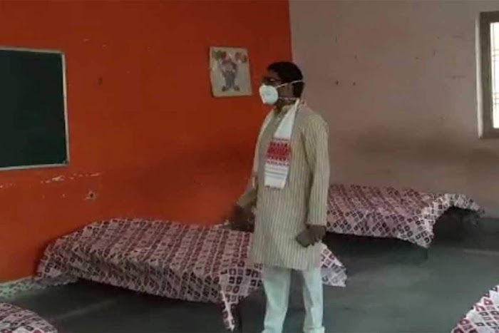 वाराणसी : कोविड मरीजों के परिजनों की सेवा में आगे आया आरएसएस, सामनेघाट खोला आश्रयस्थल 