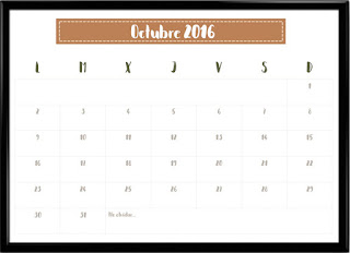 Calendario octubre