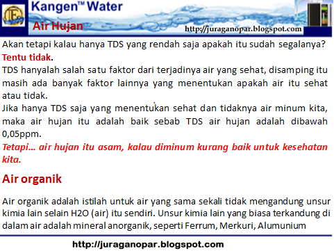 Kangen Water Buah Karya Teknologi Terbaik Abad 21