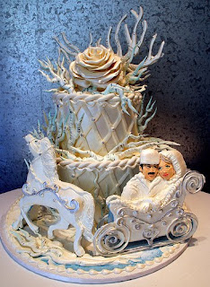 Amazing Winter Wedding Cake