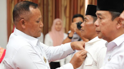 Bupati Lampung Selatan Kukuhkan Pengurus BKAD Kecamatan Natar