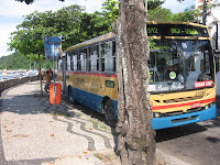 Ponto final do Onibus circular 5'2 = Urca, Rio de Janeiro