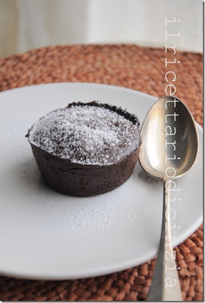 soufflé al cioccolato al cuore tenero