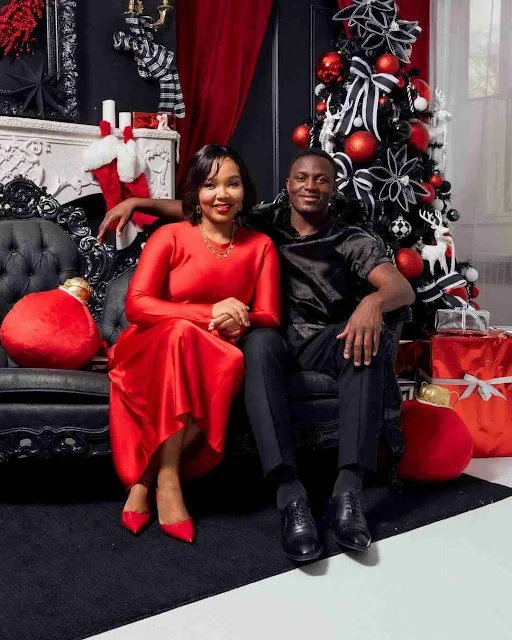 Victor Wanyama and Serah Teshna
