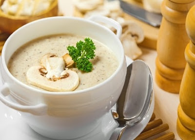 cream mushrooms soup recipe