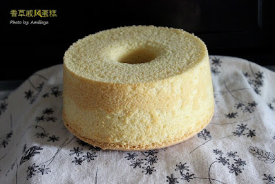 香草戚风蛋糕 vanilla chiffon cake