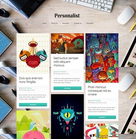 Template Blogspot - Personalist - Responsive