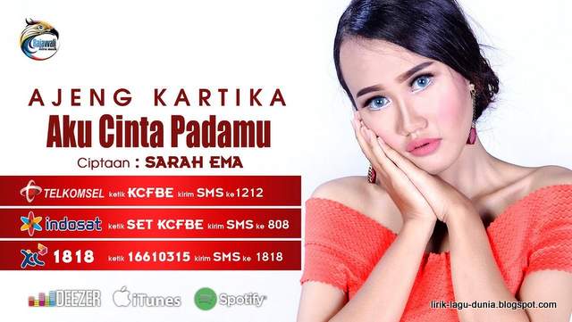 Lirik Lagu Ajeng Kartika - Aku Cinta Padamu