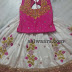 Heavy Floral Lehenga in White