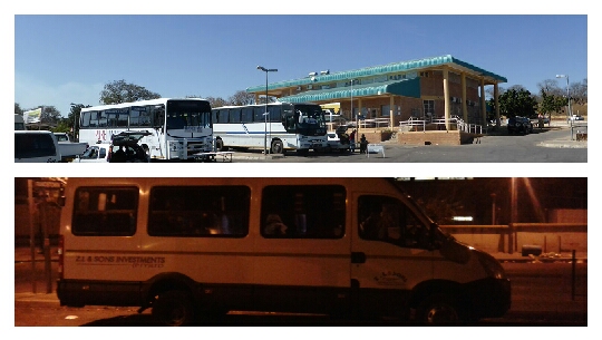 Estación autobuses Kasane y bus Kasane-Nata