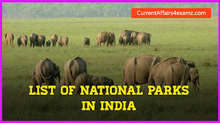 National Parks in India PDF List