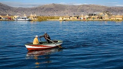 Foto del Lago Titicaca