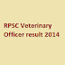 RPSC Veterinary Officer Exam Hall Ticket 2014