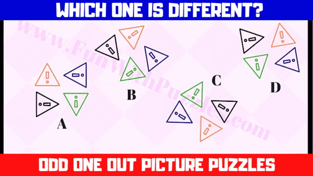 Odd One Out Puzzles Brain Teasers with Answers