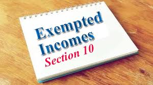 EXEMPTED INCOME