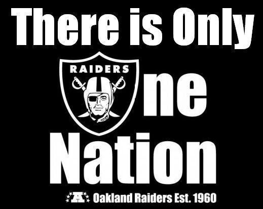 No not Red Sox nation or Heat nation but Raider Nation