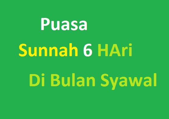 Tata Cara Niat Puasa Syawal Sunnah 6 Hari , Dalil 