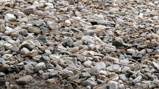 Grid laid over the stones