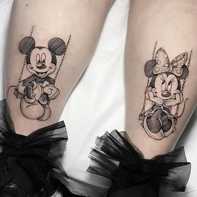 Tatuajes de Mickey y Minnie Mouse
