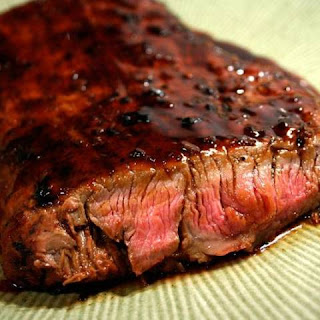 Bourbon and Brown Sugar Flank Steak