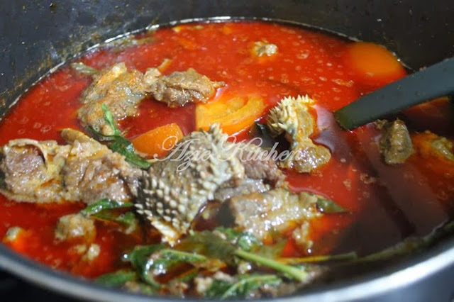 Asam Pedas Tulang Dan Daging Tetel