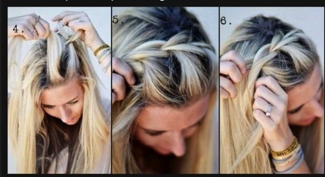 Half-Up Side French Braid - How To