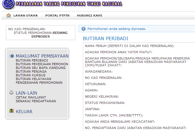 Borang Ptptn Surat Penangguhan