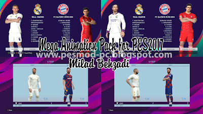 pes 2017 mega animation pack