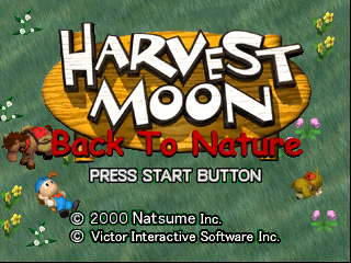 Harvest Moon Back to Nature Berkebun