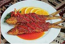 ikan bandeng bumbu bali masakan indonesia