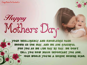 Mothers Day Wishes eCard Photo with Message Quote Free By Funnystatusforfacebook.in