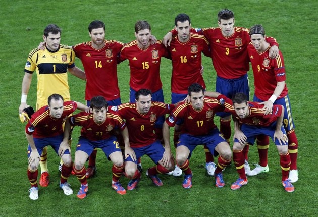 Pemain Timnas Spanyol Euro 2012