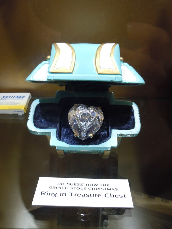 The Grinch treasure chest ring prop