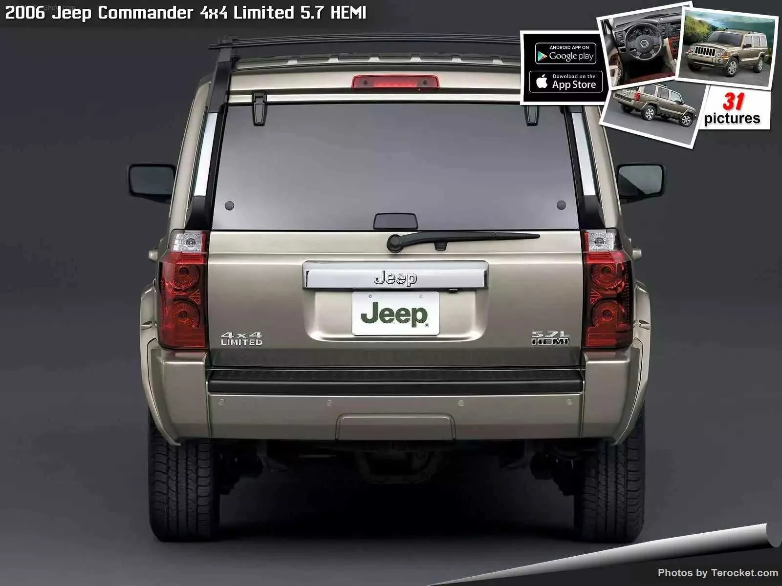 Hình ảnh xe ô tô Jeep Commander 4x4 Limited 5.7 HEMI 2006 & nội ngoại thất