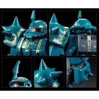 P-Bandai MG 1/100 Zaku II Dozle Zabi Use English Manual & Color Guide