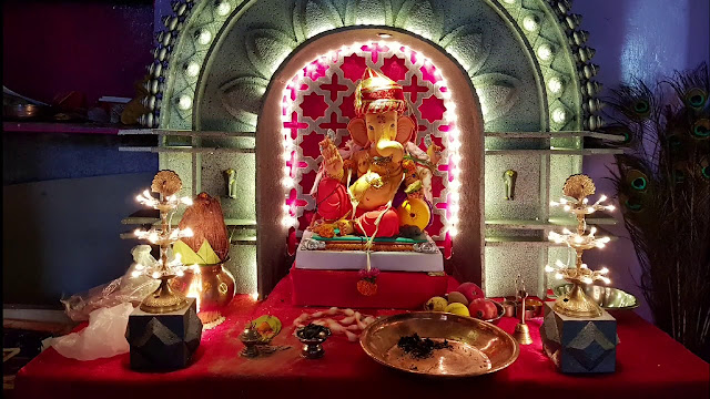 Thermocol Ganpati (Ganesh) Decoration Ideas and Photos