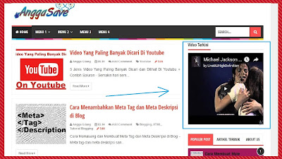 Cara Menambahkan Widget Video Youtube Di Sidebar Blog