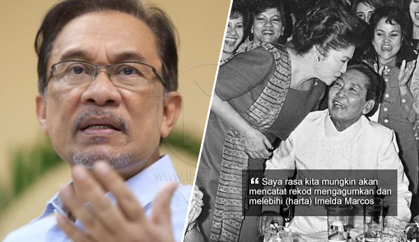 'Nilai rampasan harta Najib mungkin melebihi Marcos' - Anwar