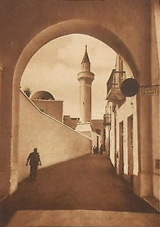 Possibly a scene from pre WWII Libya