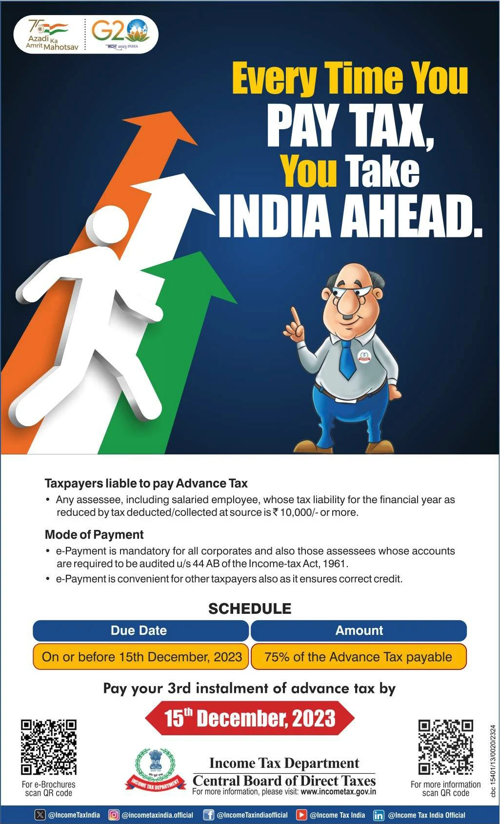 Advance Tax 15 December 2023