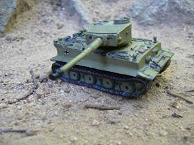 carro de combate en miniatura de la 2ª Guerra Mundial Tiger I