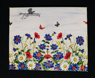 Tablou handmade "Primavara" (Handmade painting "Spring")