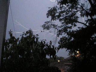 Anatomy of a lightning strike frame 10: The bottom bolt branches out in all directions...