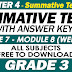 GRADE 3 - 4TH QUARTER SUMMATIVE TEST NO. 4 with Answer Keys (Modules 7-8)