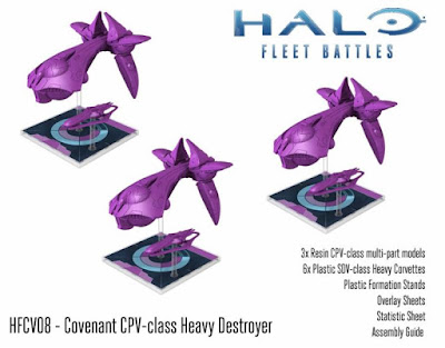 Spartan Games: New Halo: Fleet Battles CPV Heavy Destroyer