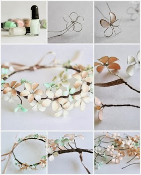 #DIY : How to make beautiful flower wreath 