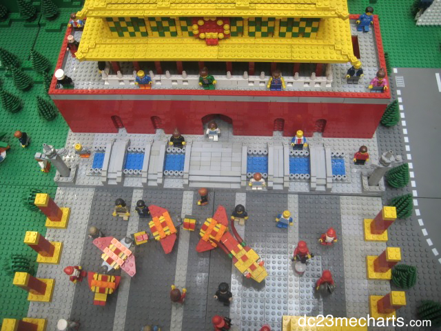 LEGO Christmas display photo