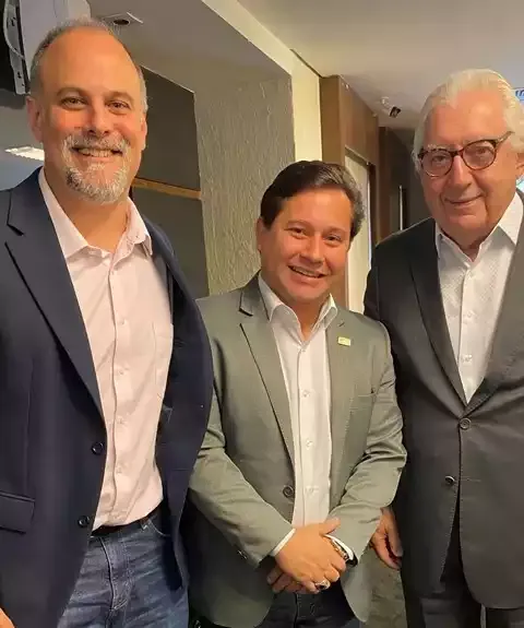 Nelson Hervey, Júpter Furquim e Guilherme Afif Domingos
